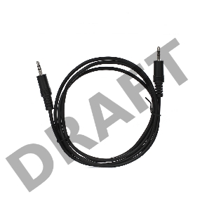 Кабель соединительный VCOM 3.5 Jack (M) - 3.5 Jack (M), стерео, аудио, 1.2м <VAV7175-1.2M>