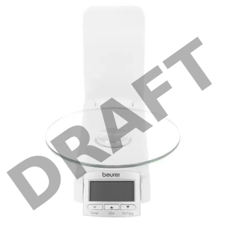 Весы кухонные электронные Beurer KS52 макс.вес:5кг белый