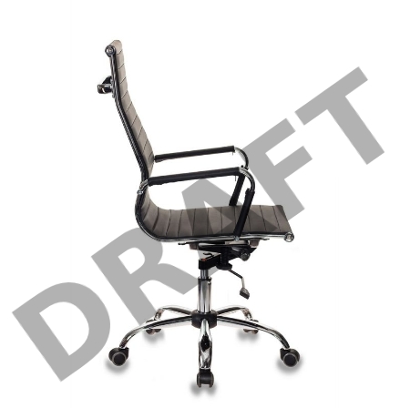 Кресло руководителя Бюрократ CH-883/BLACK черный искусственная кожа крестовина хром