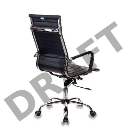 Кресло руководителя Бюрократ CH-883/BLACK черный искусственная кожа крестовина хром
