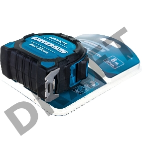 Рулетка Experte, 8 м x 27 мм, двухкомпон. корпус, магнит, двухстор. разметка, нейлон// Gross