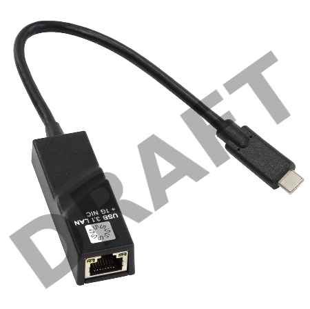 Кабель-адаптер 5bites UA3C-45-07BK   USB3.1 / RJ45 1G / BLACK