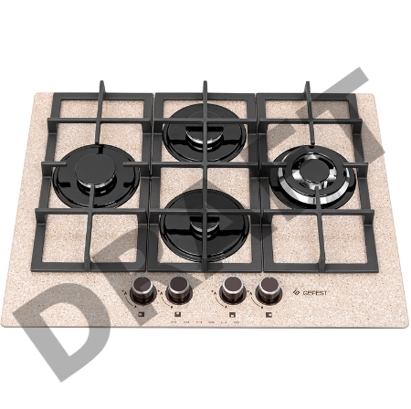 Газовая варочная поверхность Gefest ПВГ 2231-01 В81 бежевый