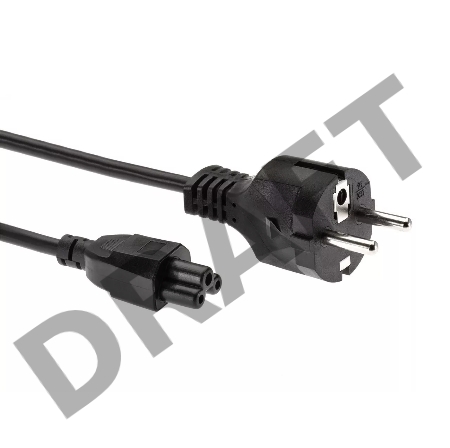 Кабель питания для ноутбуков 3m, 3-pin, с заземлением, 220V (Европейский стандарт) Telecom