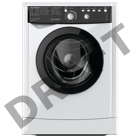 Стиральная машина Indesit EWSB 5085 BK CIS класс: A загр.фронтальная макс.:5кг белый