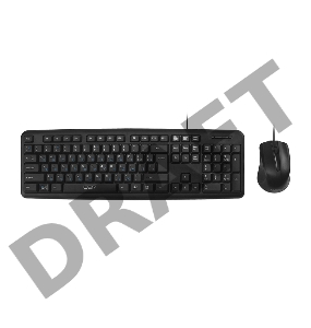 Комлект (клавиатура + мышь) CBR KB SET 710 проводной, USB, 104 клавиши, длина кабеля 1,8 м