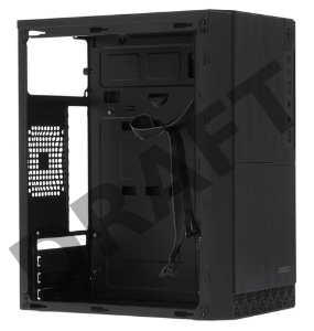 Корпус Ginzzu B190 2*USB 2.0,AU w/o PSU