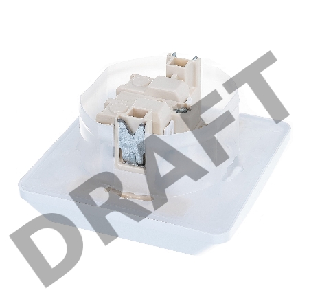 Розетка 1-м СП Этюд защ. шторки с заземл. IP44 бел. SchE PC16-044B