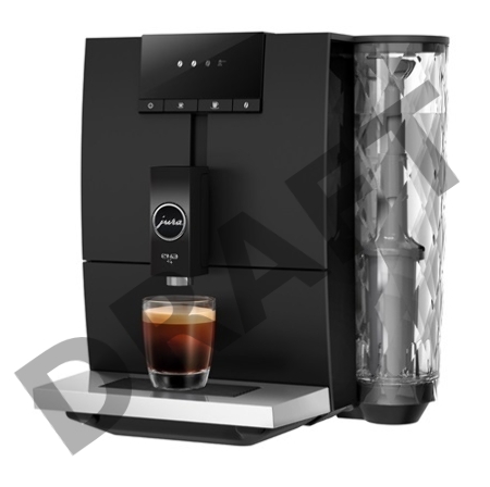 Кофемашина Jura 15 бар, Кофемолка AromaG3, 7 степеней помола, черный цвет