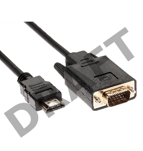 Кабель-переходник VCOM CG596-1.8M HDMI --> VGA_M/M 1,8м