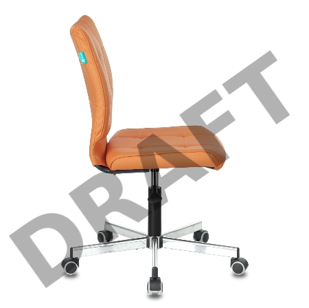 Кресло Бюрократ CH-330M/OR-20 без подлокотников оранжевый искусственная кожа крестовина металл