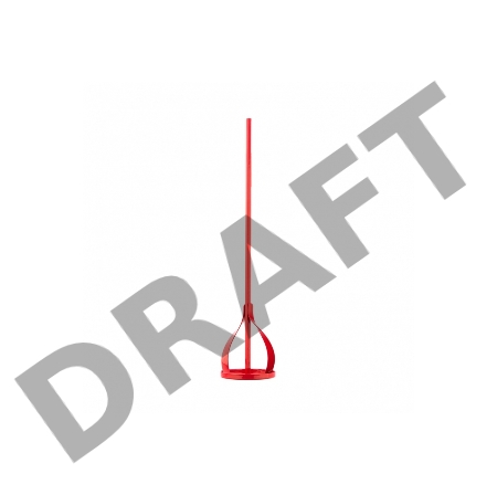 Миксер для красок, 85 х 8 х 400 мм, шестигранный хвостовик// Denzel