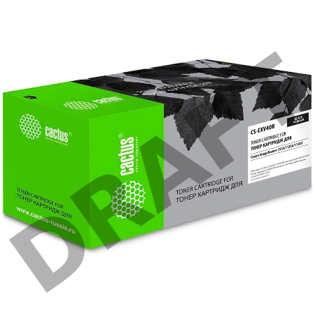 Картридж лазерный Cactus CS-EXV40 черный (6000стр.) для Canon IR 1133/1133A/1133iF Картридж лазерный Cactus CS-EXV40 черный (6000стр.) для Canon IR 1133/1133A/1133iF