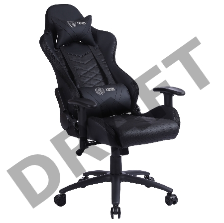 Кресло игровое Cactus CS-CHR-0099BL черный сиденье черный эко.кожа с подголов. крестовина металл пластик черный