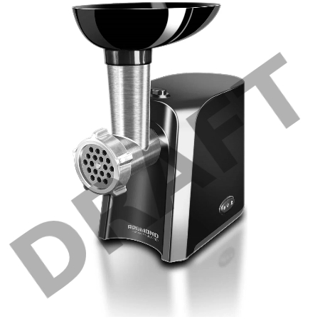 Мясорубка Redmond RMG-1223-6 1000Вт черный/серебристый