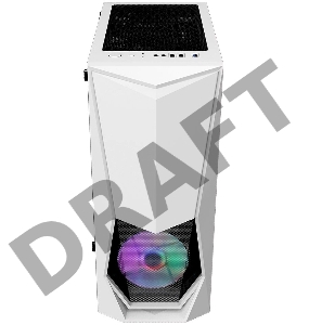 Корпус 1STPLAYER DK-3 WHITE / ATX, tempered glass / 3x 120mm LED fans inc. / DK-3-WH-3G6