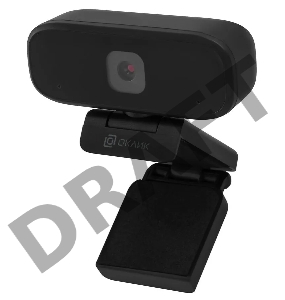 Камера Web Оклик OK-C015HD черный 1Mpix (1280x720) USB2.0 с микрофоном