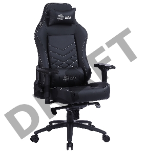 Кресло игровое Cactus CS-CHR-0112BL черный сиденье черный эко.кожа с подголов. крестовина металл пластик черный