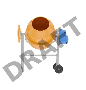 Бетономешалка DENZEL B-200  1000Вт 200л