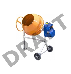 Бетономешалка DENZEL B-125  550Вт 125л 26.6 об/мин