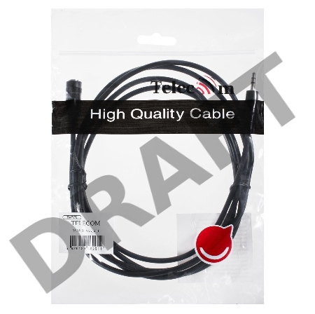 Кабель удлинительный Telecom 3.5 Jack (M) - 3.5 Jack (F), стерео, аудио, 2м <TAV7179-2M>