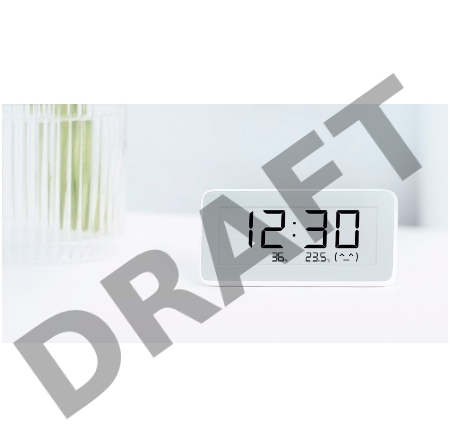 Часы термогигрометр Xiaomi Temperature and Humidity Monitor Clock LYWSD02MMC (BHR5435GL)