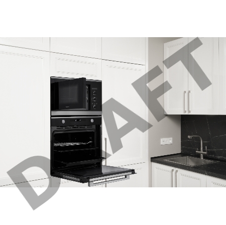 Духовой шкаф Электрический Weissgauff EOM 731 PDBX черный/нержавеющая сталь, встраиваемый