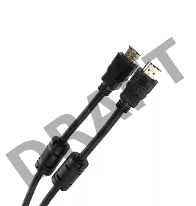 Кабель HDMI-19M --- HDMI-19M ver 2.0+3D/Ethernet,2 фильтра 3m Telecom <TCG200F-3M>