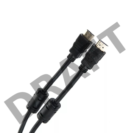 Кабель HDMI-19M --- HDMI-19M ver 2.0+3D/Ethernet,2 фильтра 3m Telecom <TCG200F-3M>