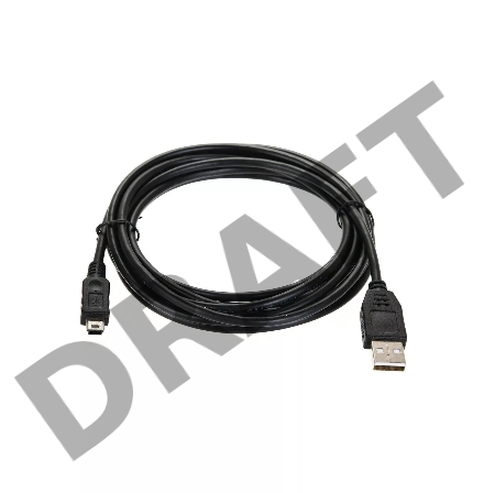 Кабель USB 2.0 A-->mini-B 5P (3,0м) чёрный, Telecom <TC6911BK-3.0M>