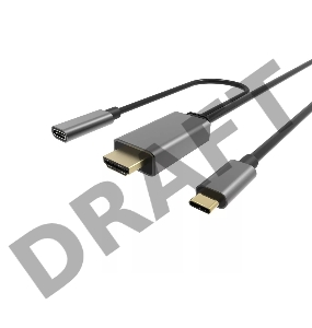 Кабель USB3.1 CM-HDMI 1.8M CU423MCPD-1.8M VCOM