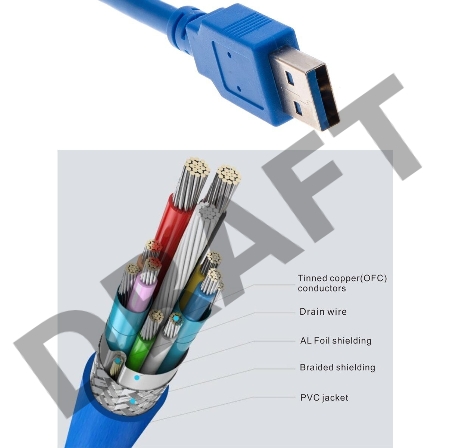 Кабель VCOM VUS7065-3M Кабель удлинительный USB3.0 Am-Af 3m