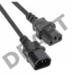 Кабель монитор - компьютер 220V (UPS -> устройство) VCOM 3G*0.5mm (CE001-CU)1.8м