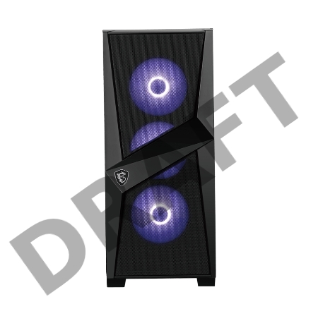 Корпус MSI MAG FORGE 101M / mid-tower, ATX, tempered glass / 4x120mm RGB fans inc. / MAG FORGE 101M