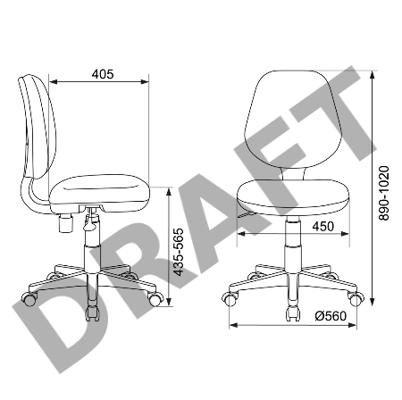 Кресло детское Бюрократ CH-W213/TW-18 салатовый TW-18 (пластик белый)