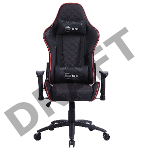 Кресло игровое Cactus CS-CHR-030BLR черный/красный сиденье черный/красный эко.кожа с подголов. крестовина металл пластик черный