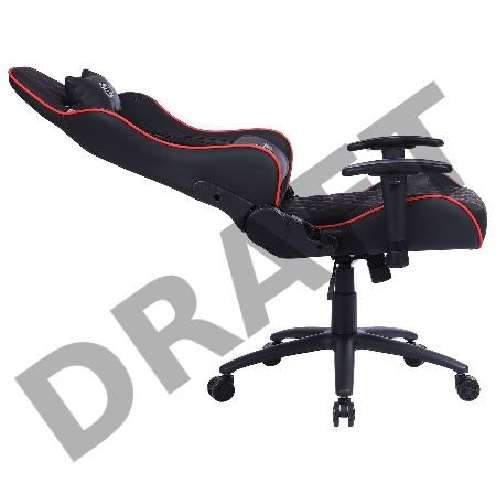 Кресло игровое Cactus CS-CHR-030BLR черный/красный сиденье черный/красный эко.кожа с подголов. крестовина металл пластик черный