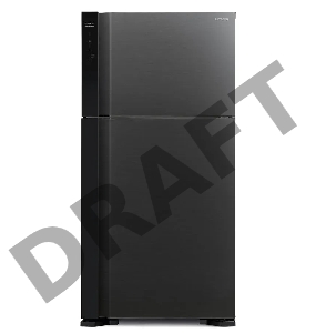 Холодильник Hitachi R-V610PUC7 BBK 2-хкамерн. черный бриллиант (двухкамерный)