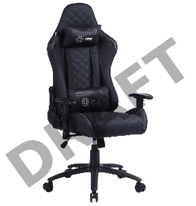 Кресло игровое Cactus CS-CHR-030BL черный сиденье черный эко.кожа с подголов. крестовина металл пластик черный