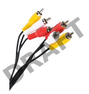 Кабель соединительный Telecom 3xRCA (M) - 3xRCA (M)