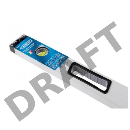 Уровень алюминиевый, 800 мм, фрезерованный, 3 глазка, магнитный// Gross