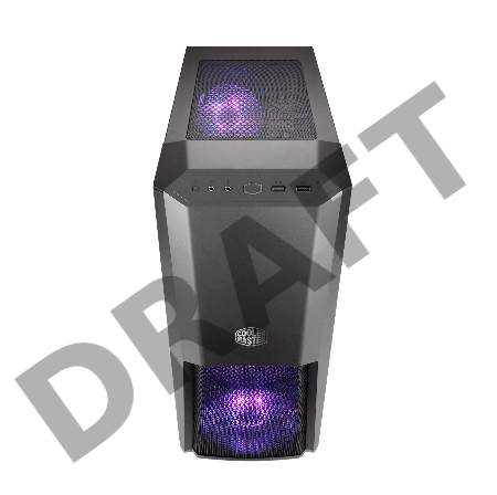 Корпус Cooler Master MasterBox 500 MB500-KGNN-S00 Mid Tower Chassis, USB3 x 2, 1xARGB fan, 1xARGB strips, RGB controller  MB500-KGNN-S00 Mid Tower Chassis, USB3 x 2, 1xARGB fan, 1xARGB strips, RGB controller included, Tempered glass
