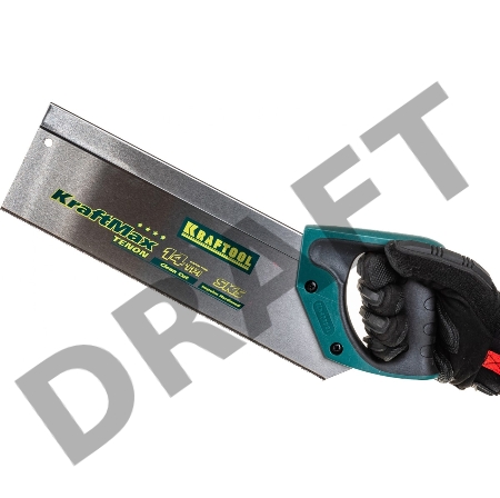 Ножовка с обушком для стусла KRAFTOOL 15228-30 KraftMax TENON  14 /15 TPI, 300 мм, специальный зуб