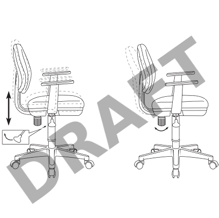 Кресло Бюрократ CH-W356AXSN/15-107 голубой 15-107 (пластик белый)