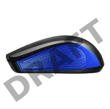 Мышь Oklick 485MW черный/синий оптическая (1200dpi) беспроводная USB (2but)