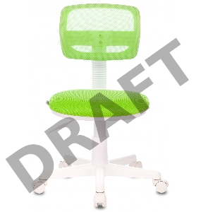 Кресло детское Бюрократ CH-W299/SD/TW-18 спинка сетка салатовый TW-03A TW-18 (пластик белый)
