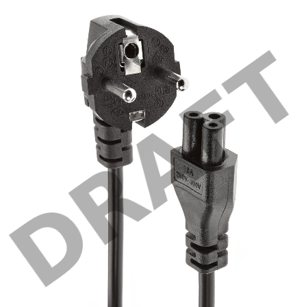 Кабель питания для ноутбуков Aopen (ACE022-1.8M) 1.8метра  3G*0.5mm