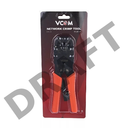 Монтажный инcтрумент VCOM D1903 Клещи обжимные 4P/6P/8P 