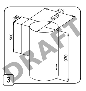 ВЫТЯЖКА MAUNFELD LEE SIDE (C) 39  WHITE