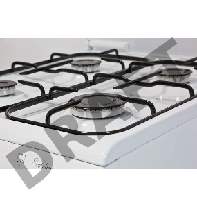 Плита Комбинированная De Luxe 5040.21гэ КР ЧР белый